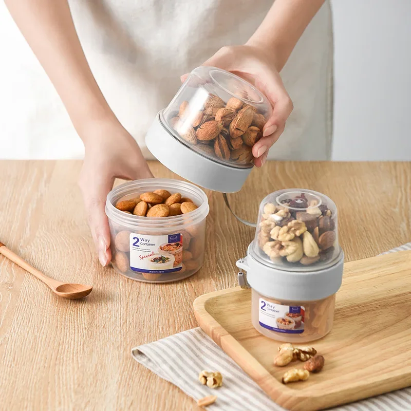 Carry Breakfast Cup Salad Cups - Meal Prep Oatmeal Jars ulasan dan harga