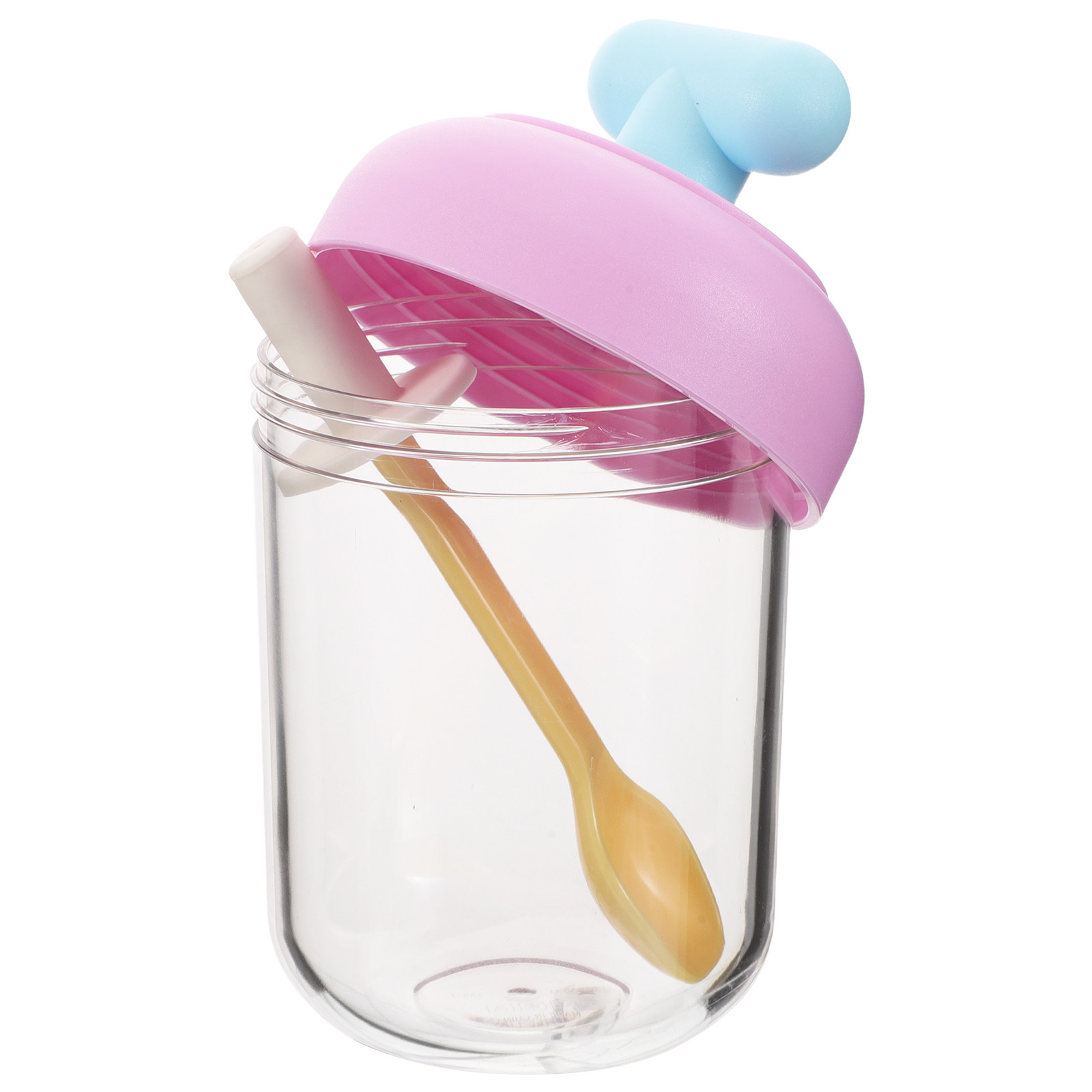 Portable Double-Layer Salad Cu - Meal Prep Oatmeal Jars ulasan dan harga